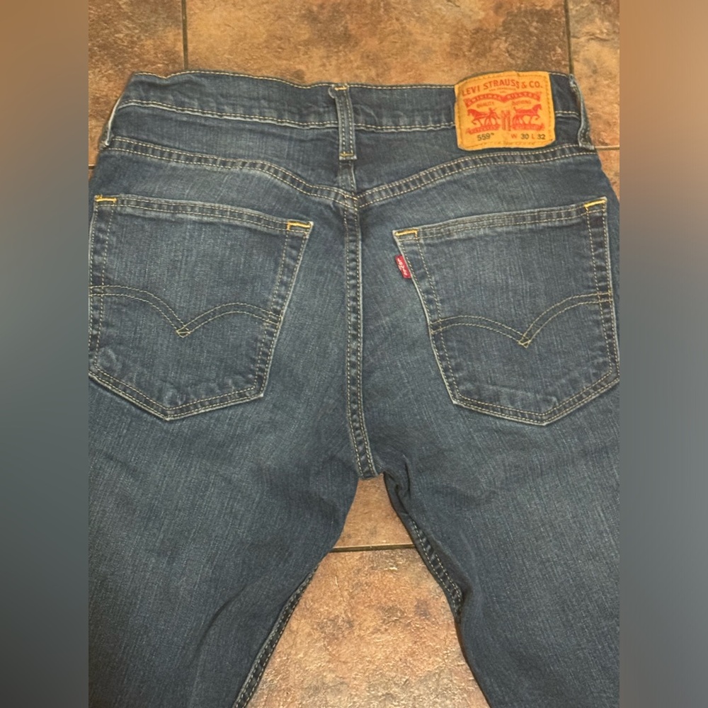 Mens jeans authentic Levi pants 100%cotton